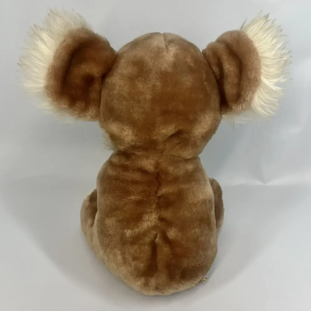 Vintage 1980s Koala Bear Mama & Baby Plush Animal California Stuffed Toys 11”